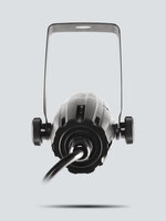 LEDPINSPOT2 3W WHITE LED PINSPOT IN BLACK HOUSING: INCLUDES 4-PACK OF GELS, 6- AND 9-DEGREE LENSES